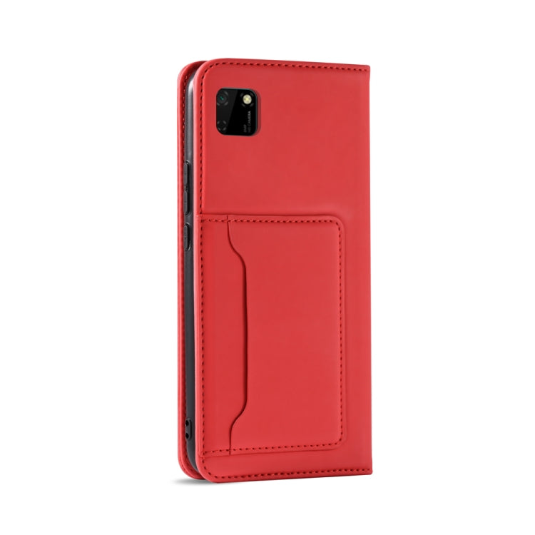For Huawei Y5P / Honor 9S Strong Magnetism Liquid Feel Horizontal Flip Leather Case with Holder & Card Slots & Wallet