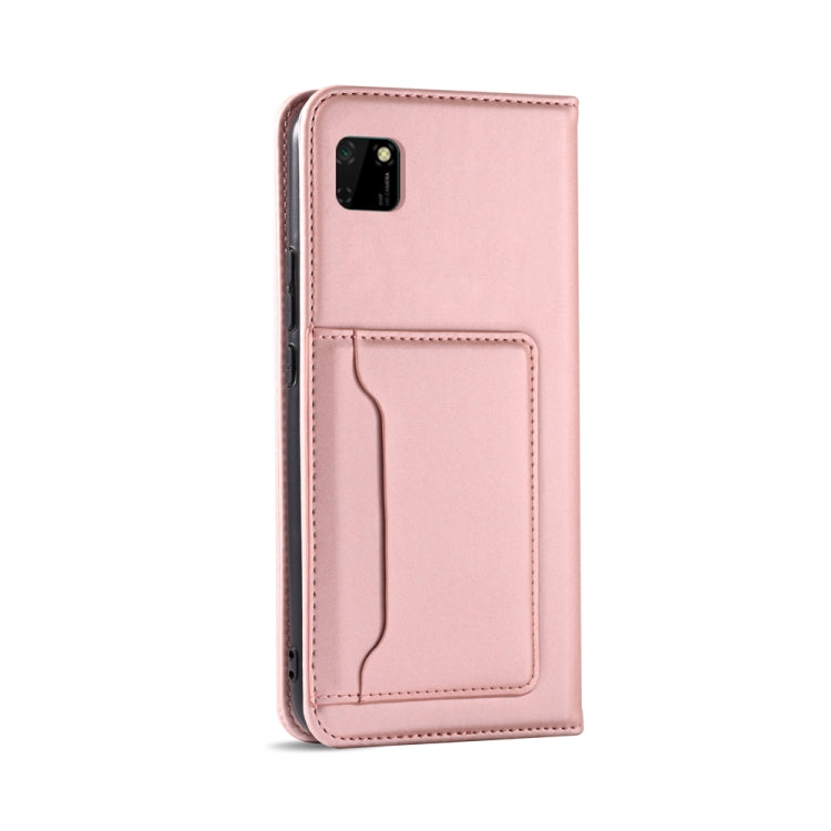 For Huawei Y5P / Honor 9S Strong Magnetism Liquid Feel Horizontal Flip Leather Case with Holder & Card Slots & Wallet