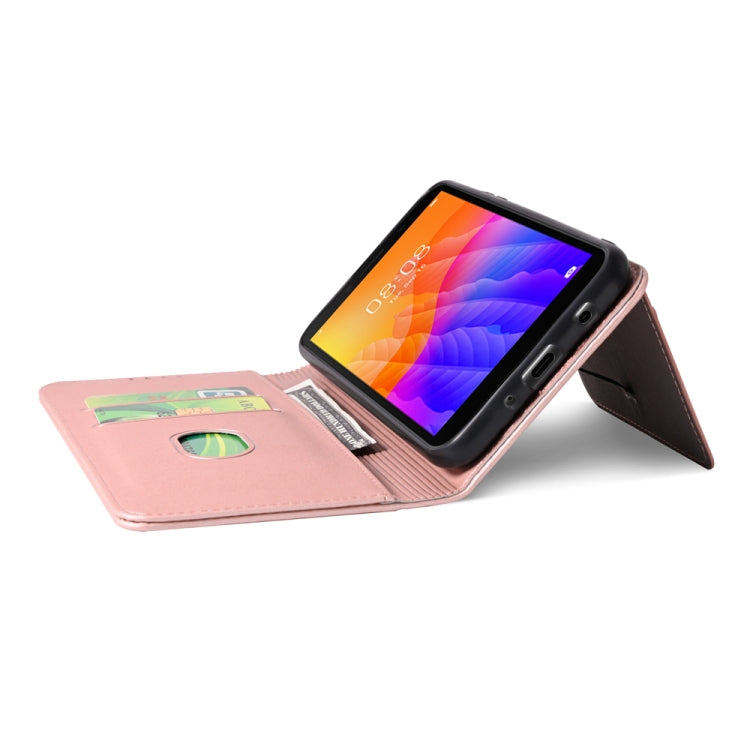 For Huawei Y5P / Honor 9S Strong Magnetism Liquid Feel Horizontal Flip Leather Case with Holder & Card Slots & Wallet