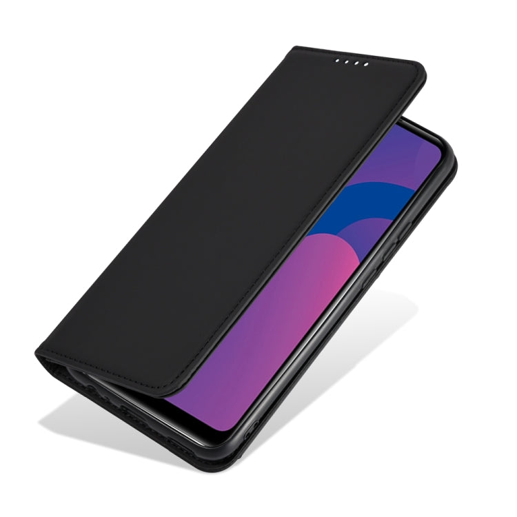 For Huawei Honor 9A Strong Magnetism Liquid Feel Horizontal Flip Leather Case with Holder & Card Slots & Wallet