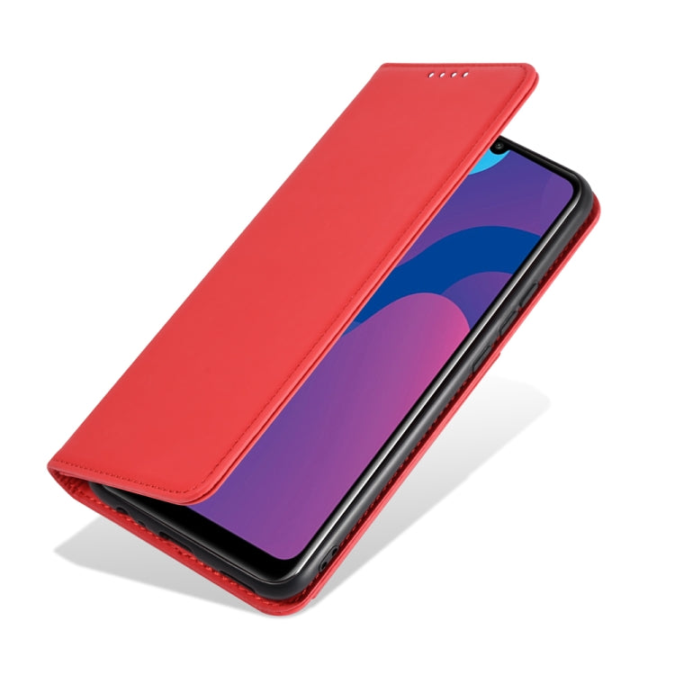 For Huawei Honor 9A Strong Magnetism Liquid Feel Horizontal Flip Leather Case with Holder & Card Slots & Wallet
