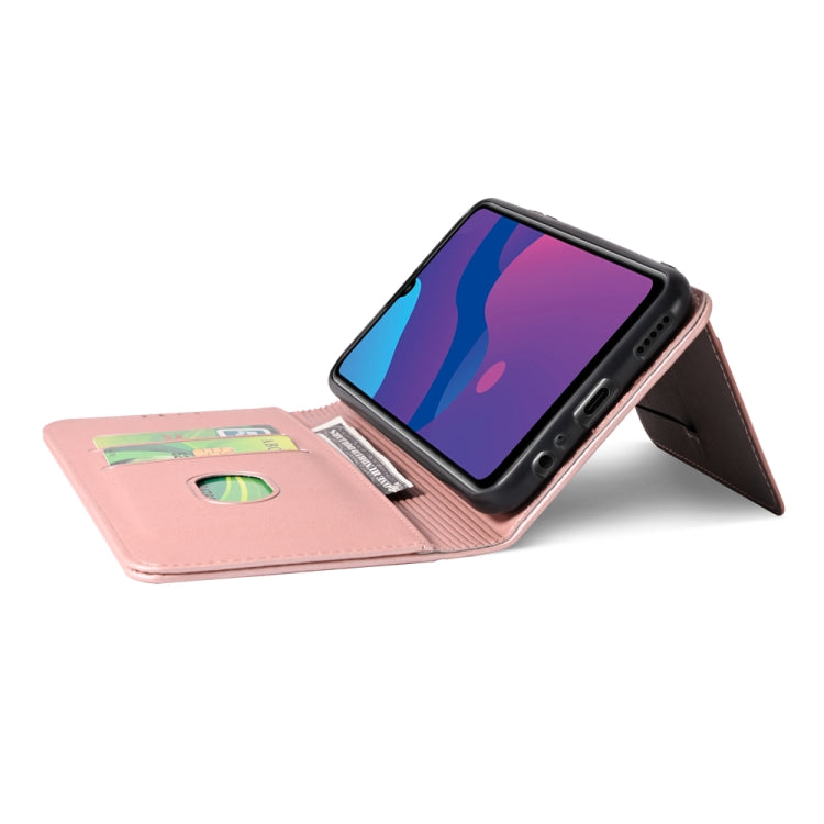 For Huawei Honor 9A Strong Magnetism Liquid Feel Horizontal Flip Leather Case with Holder & Card Slots & Wallet