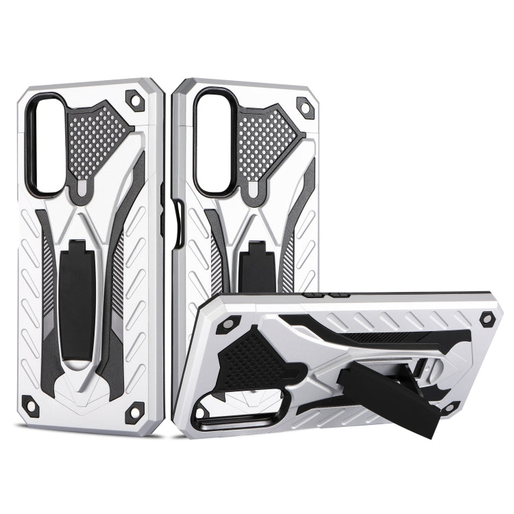 For OPPO Realme 7 Shockproof TPU + PC Protective Case with Holder