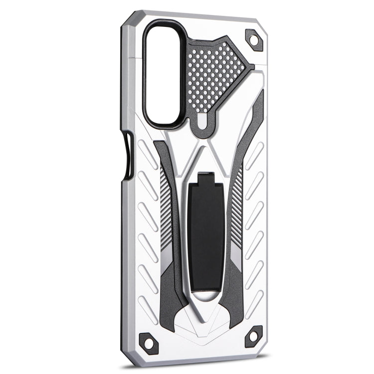 For OPPO Realme 7 Shockproof TPU + PC Protective Case with Holder