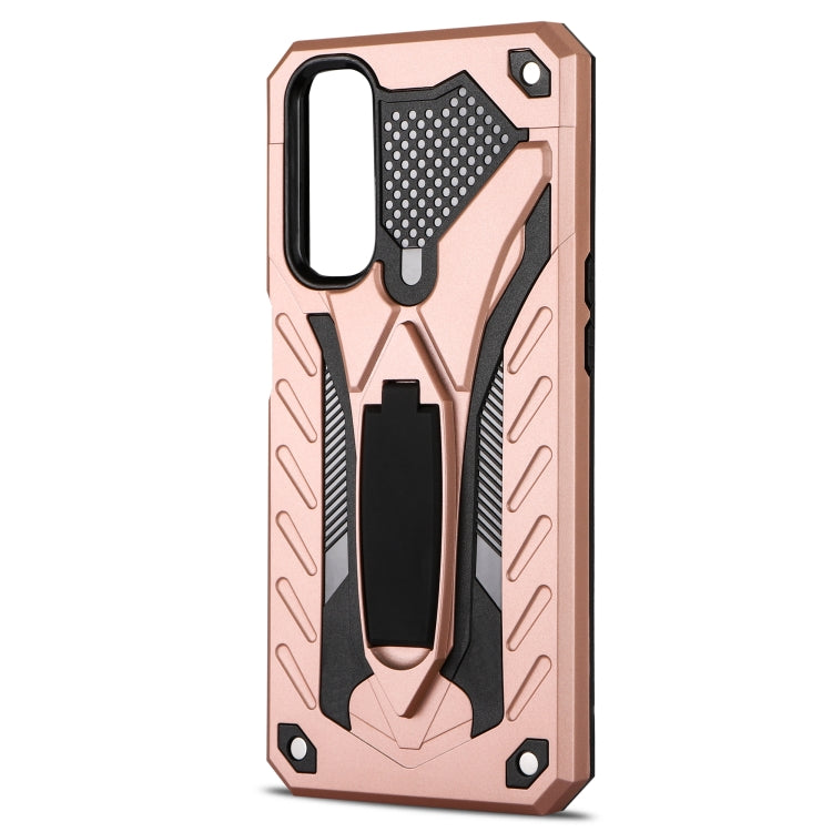 For OPPO Realme 7 Shockproof TPU + PC Protective Case with Holder