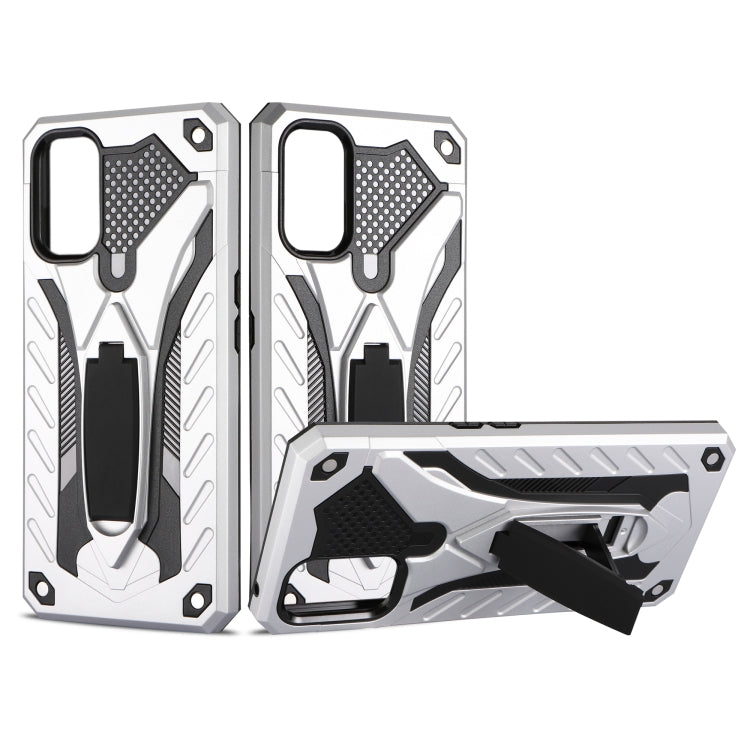 For OPPO Realme 7 Pro Shockproof TPU + PC Protective Case with Holder