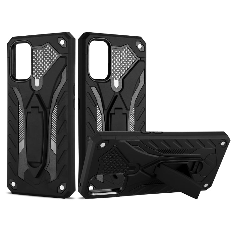 For OPPO Realme 7 Pro Shockproof TPU + PC Protective Case with Holder