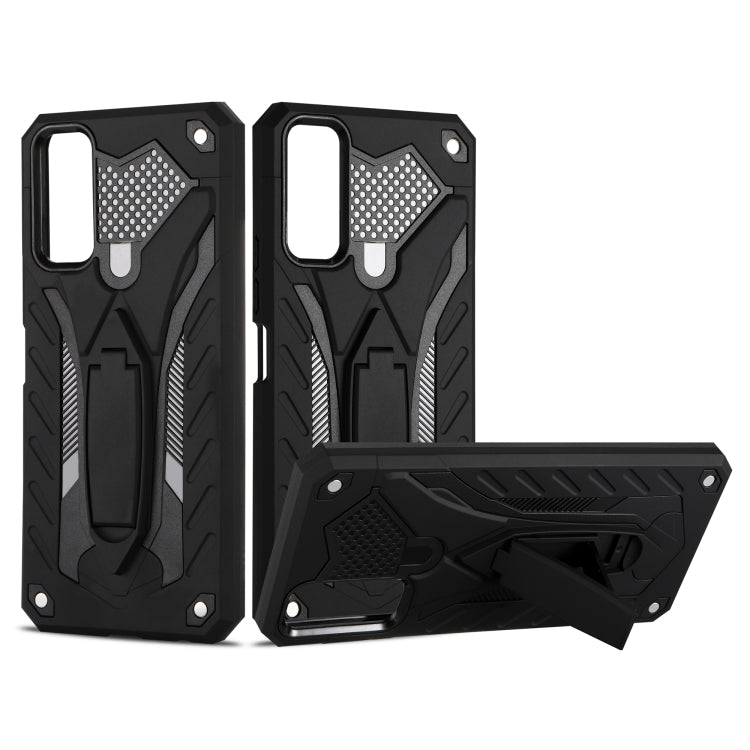 For vivo Y20 Shockproof TPU + PC Protective Case with Holder