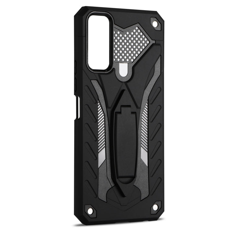 For vivo Y20 Shockproof TPU + PC Protective Case with Holder