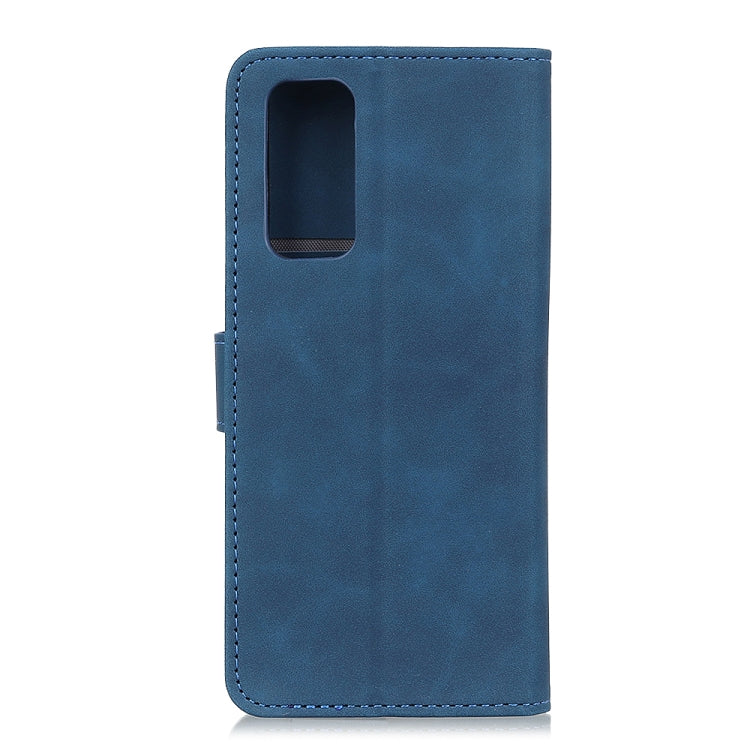 For OPPO Reno 4 5G KHAZNEH Retro Texture PU + TPU Horizontal Flip Leather Case with Holder & Card Slots & Wallet