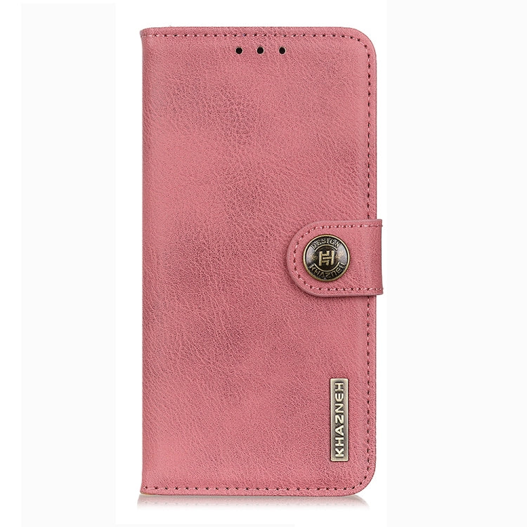 For OPPO Reno4 5G KHAZNEH Cowhide Texture Horizontal Flip Leather Case with Holder & Card Slots & Wallet