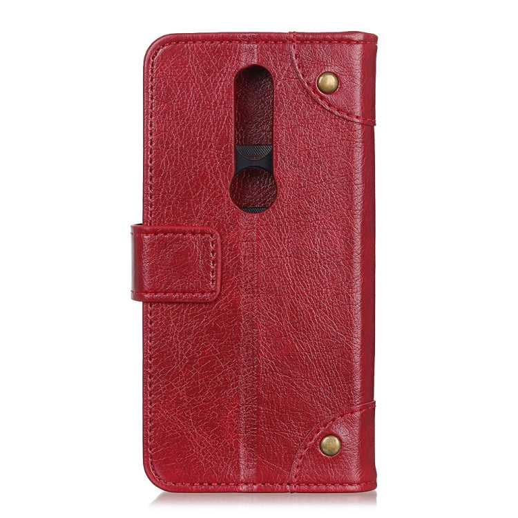 For Nokia 2.4 Copper Buckle Nappa Texture Horizontal Flip Leather Case with Holder & Card Slots & Wallet