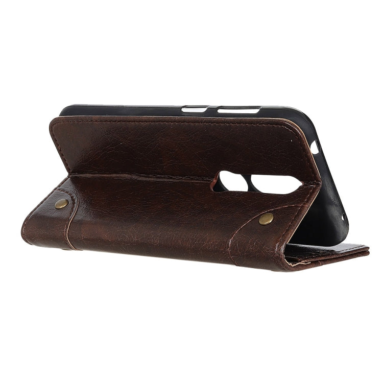 For Nokia 2.4 Copper Buckle Nappa Texture Horizontal Flip Leather Case with Holder & Card Slots & Wallet
