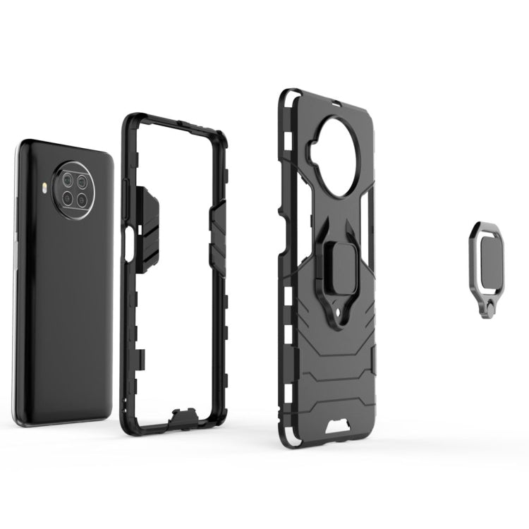 For Xiaomi Mi 10T Lite 5G Shockproof PC + TPU Protective Case with Magnetic Ring Holder