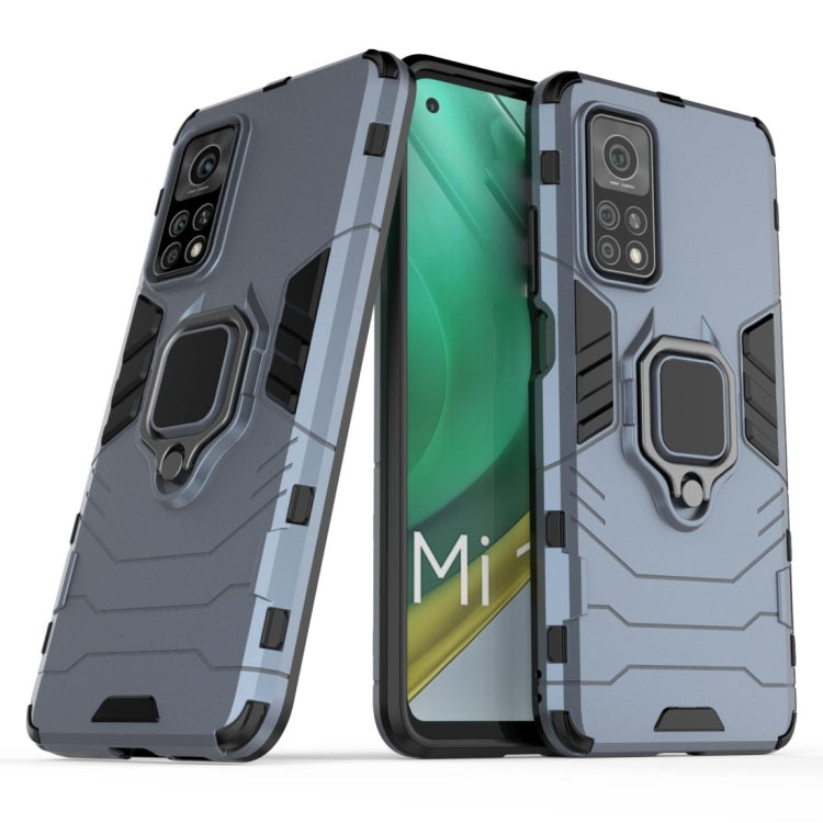 For Xiaomi Mi 10T Pro 5G Shockproof PC + TPU Protective Case with Magnetic Ring Holder