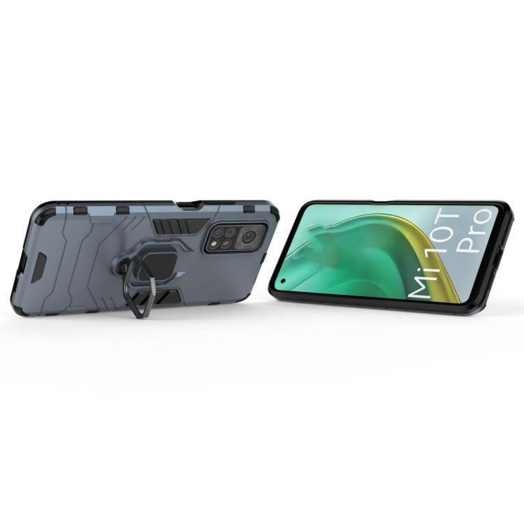 For Xiaomi Mi 10T Pro 5G Shockproof PC + TPU Protective Case with Magnetic Ring Holder