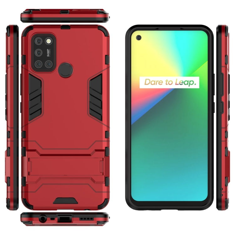 For OPPO Realme 7i PC + TPU Shockproof Protective Case with Invisible Holder