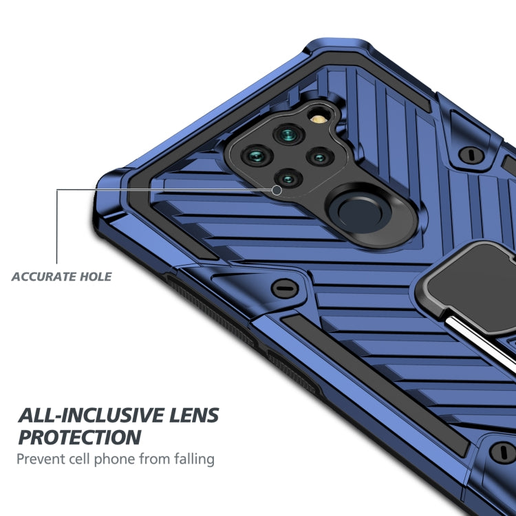 For Xiaomi Redmi Note 9 Cool Armor PC + TPU Shockproof Case with 360 Degree Rotation Ring Holder