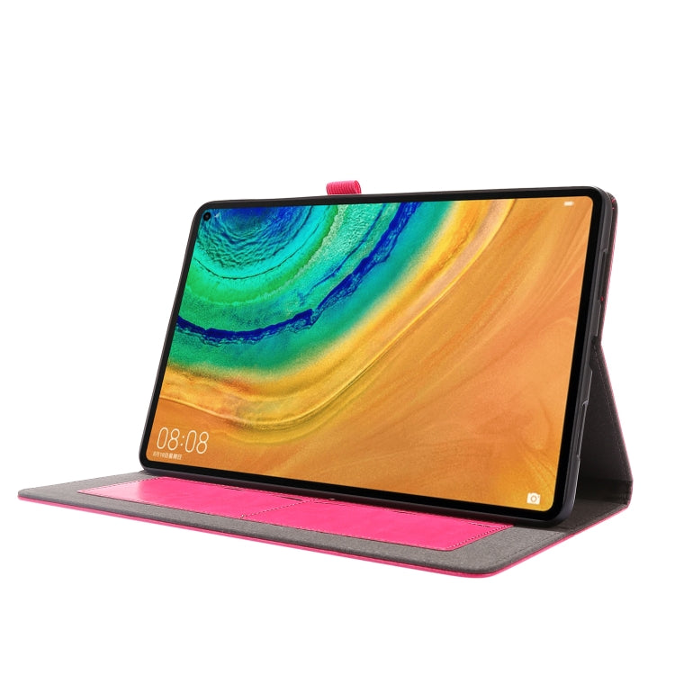 For Huawei Honor V6 / MatePad 10.4 inch Crazy Horse Texture Horizontal Flip Leather Case with 2-folding Holder & Card Slot