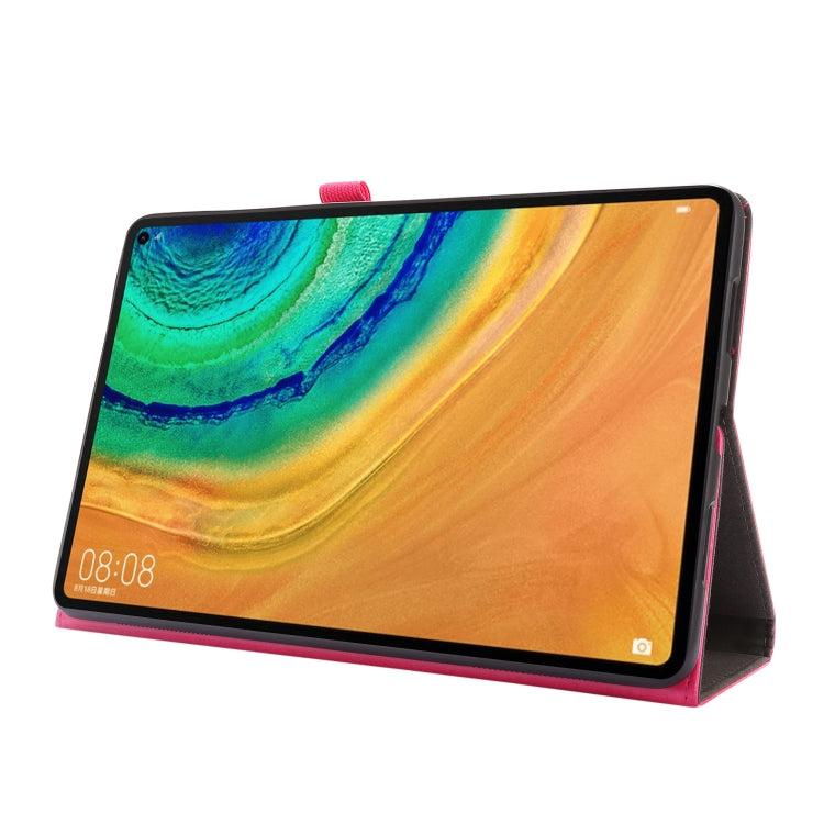 For Huawei Honor V6 / MatePad 10.4 inch Crazy Horse Texture Horizontal Flip Leather Case with 2-folding Holder & Card Slot