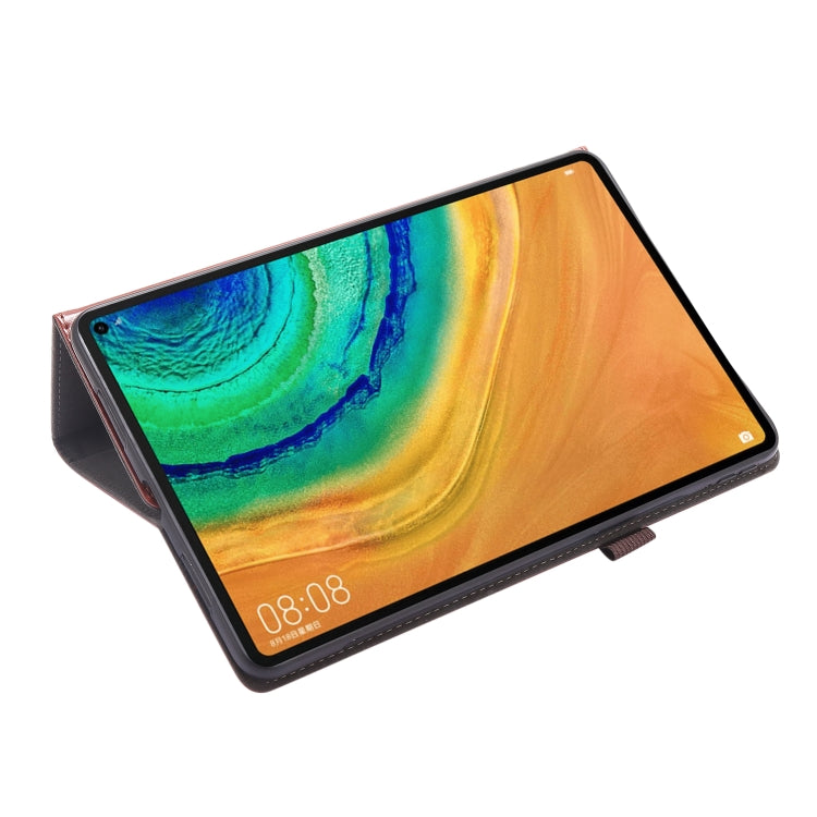 For Huawei Honor V6 / MatePad 10.4 inch Crazy Horse Texture Horizontal Flip Leather Case with 2-folding Holder & Card Slot