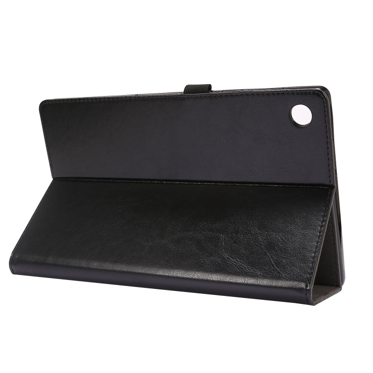 For Lenovo Tab M10 Plus Crazy Horse Texture Horizontal Flip Leather Case with 2-folding Holder & Card Slot