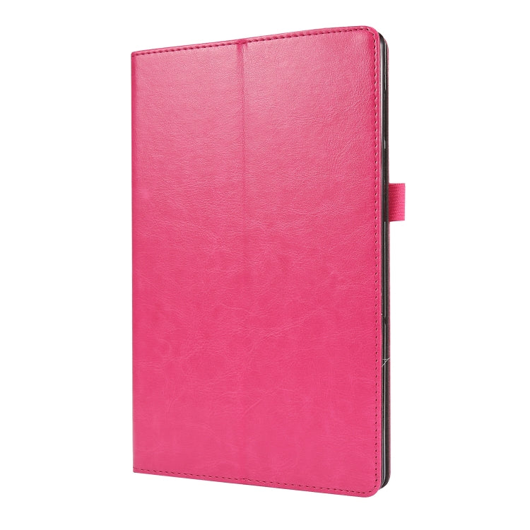 For Lenovo Tab M10 Plus Crazy Horse Texture Horizontal Flip Leather Case with 2-folding Holder & Card Slot