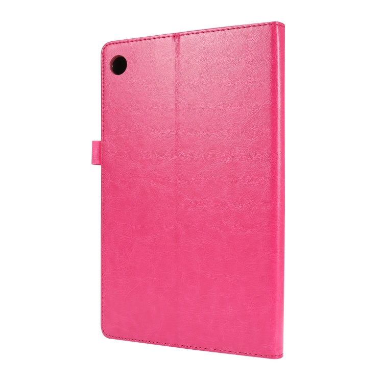 For Lenovo Tab M10 Plus Crazy Horse Texture Horizontal Flip Leather Case with 2-folding Holder & Card Slot