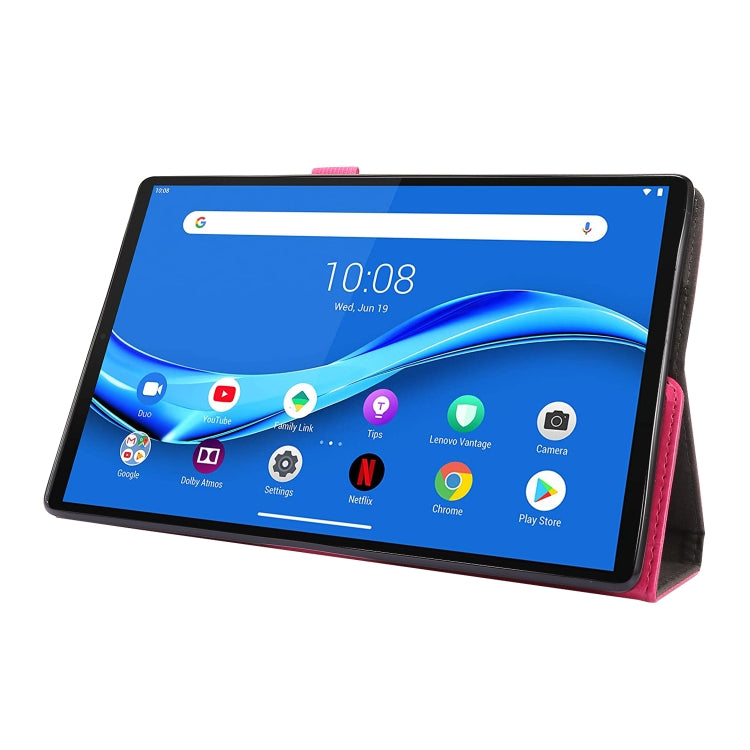 For Lenovo Tab M10 Plus Crazy Horse Texture Horizontal Flip Leather Case with 2-folding Holder & Card Slot