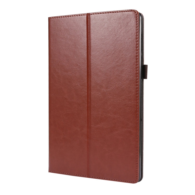 For Lenovo Tab M10 Plus Crazy Horse Texture Horizontal Flip Leather Case with 2-folding Holder & Card Slot