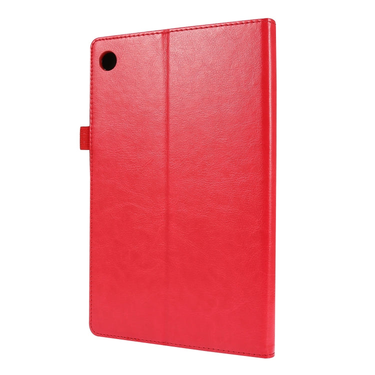 For Lenovo Tab M10 Plus Crazy Horse Texture Horizontal Flip Leather Case with 2-folding Holder & Card Slot