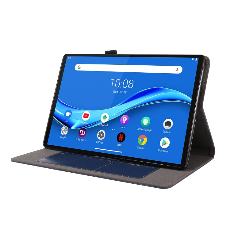 For Lenovo Tab M10 Plus Crazy Horse Texture Horizontal Flip Leather Case with 2-folding Holder & Card Slot
