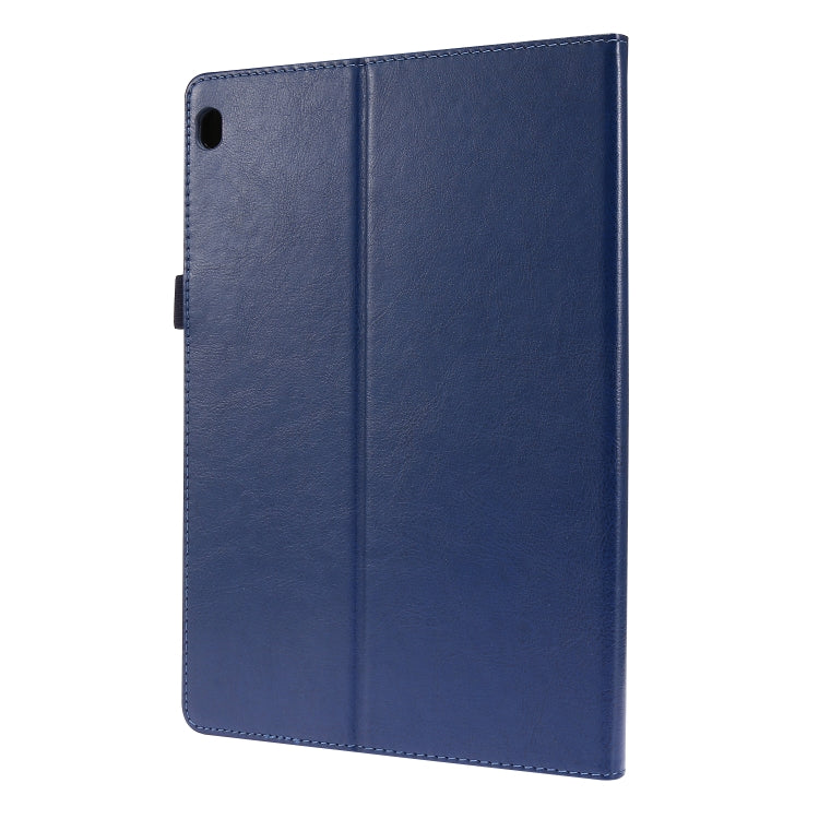 For Lenovo Tab M10 Crazy Horse Texture Horizontal Flip Leather Case with 2-folding Holder & Card Slot