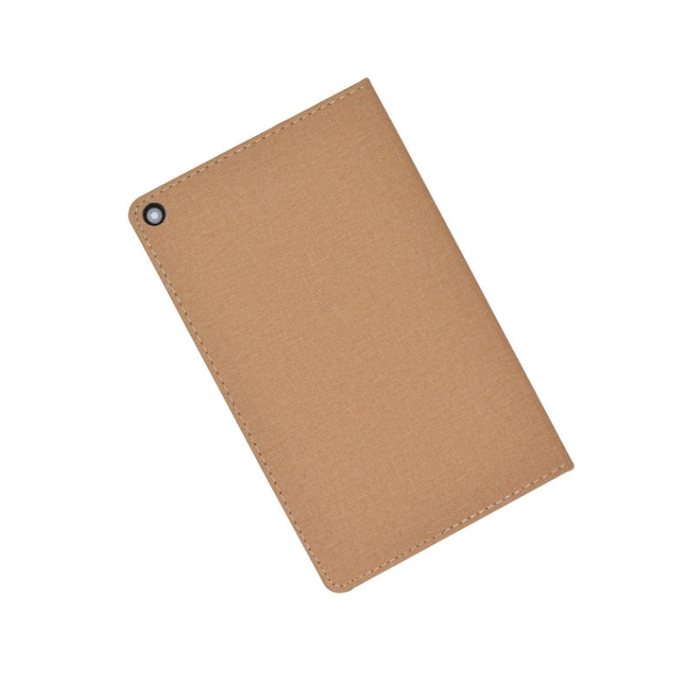 For Alldocube iPlay 30 Pro Anti-slip Texture Horizontal Flip Leather Protective Case with Holder(Golden)