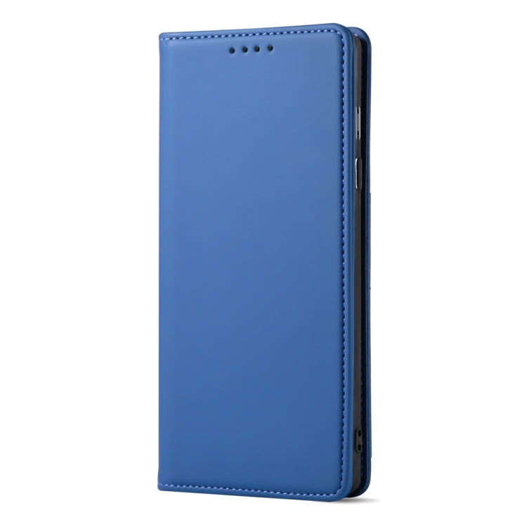 For OnePlus 8 Pro Strong Magnetism Liquid Feel Horizontal Flip Leather Case with Holder & Card Slots & Wallet