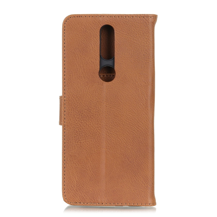 KHAZNEH Cowhide Texture Horizontal Flip Leather Case with Holder & Card Slots & Wallet For Nokia 2.4