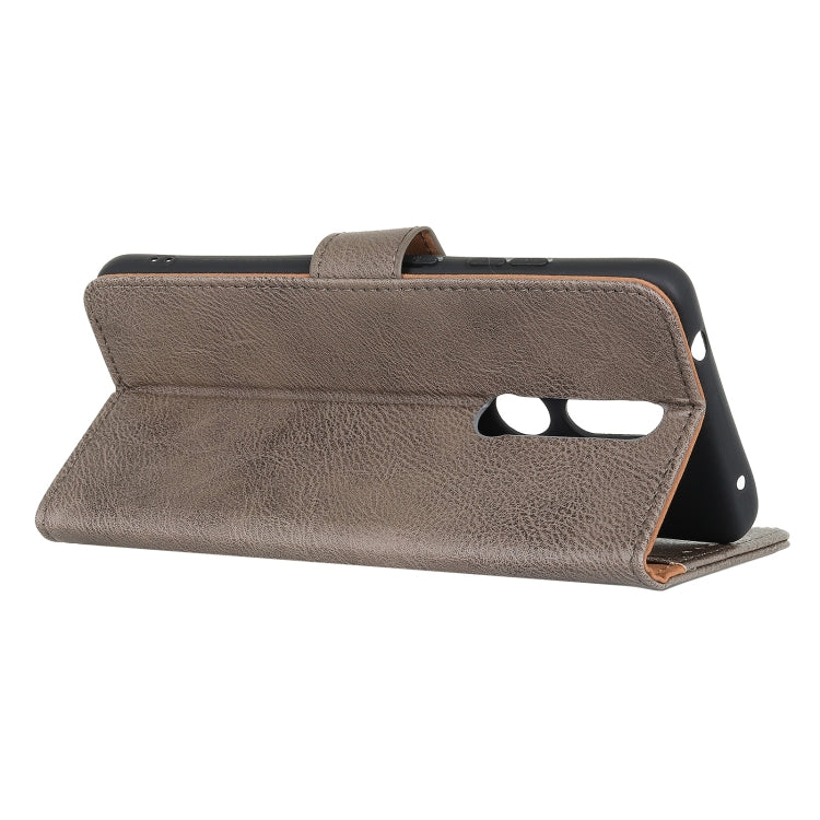 KHAZNEH Cowhide Texture Horizontal Flip Leather Case with Holder & Card Slots & Wallet For Nokia 2.4