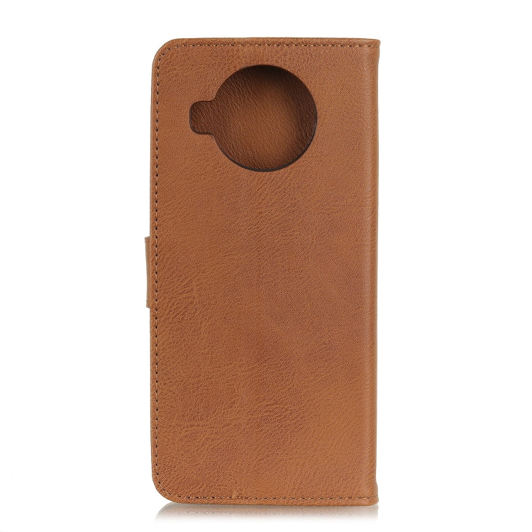 KHAZNEH Cowhide Texture Horizontal Flip Leather Case with Holder & Card Slots & Wallet For Xiaomi Mi 10T Lite