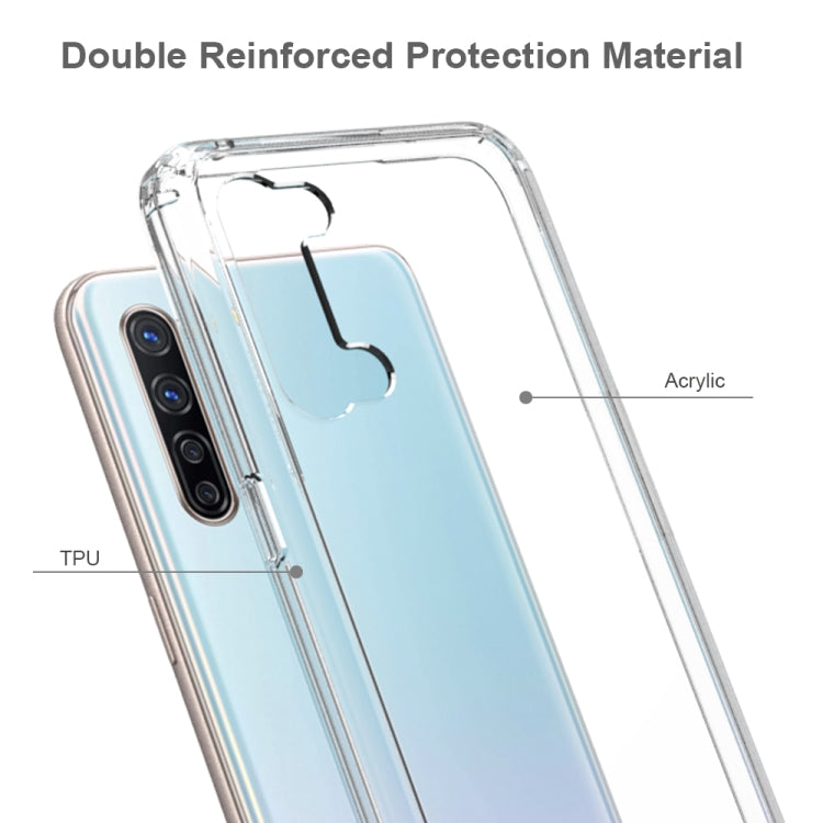 For OPPO Find X2 Lite Scratchproof TPU + Acrylic Protective Case
