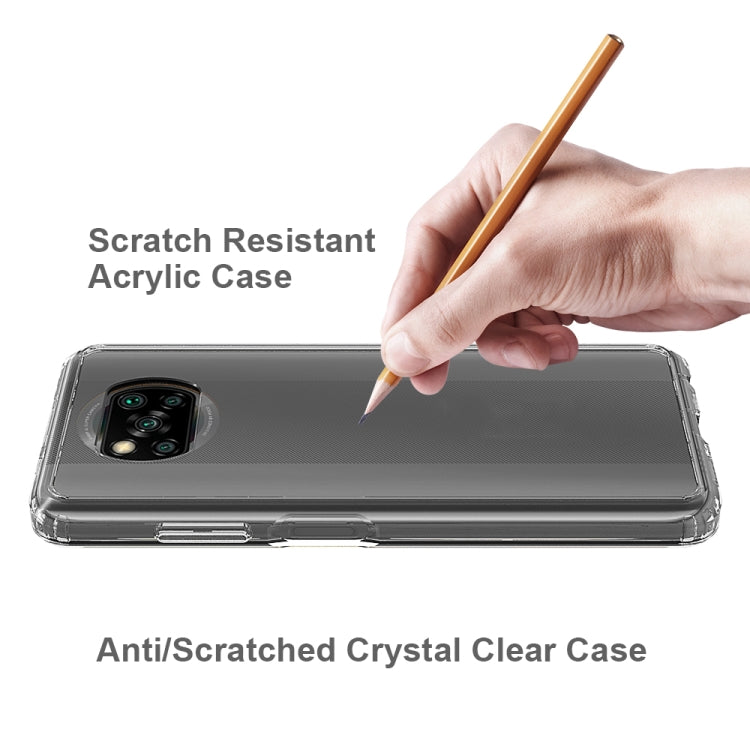 For Xiaomi Poco X3 NFC Scratchproof TPU + Acrylic Protective Case