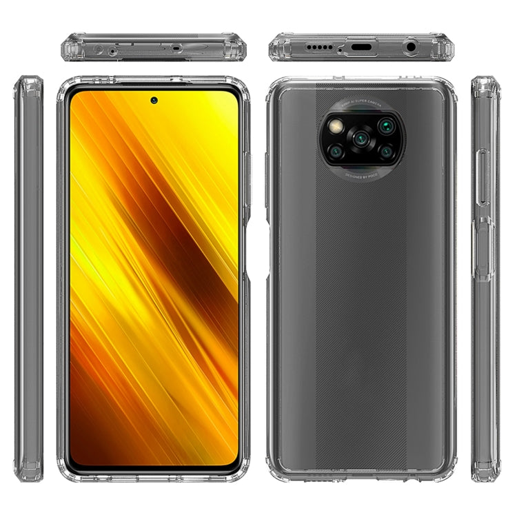 For Xiaomi Poco X3 NFC Scratchproof TPU + Acrylic Protective Case