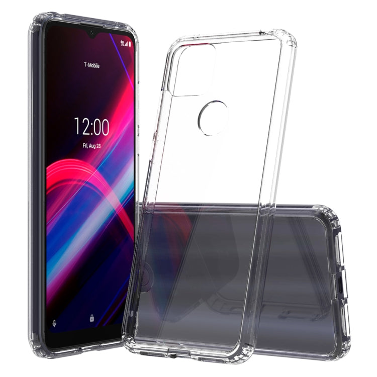 For T-mobile Revvl 4+ Scratchproof TPU + Acrylic Protective Case
