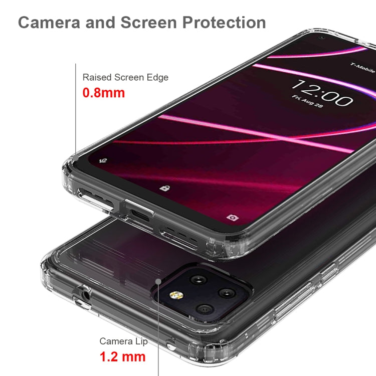 For T-mobile Revvl 5G Scratchproof TPU + Acrylic Protective Case