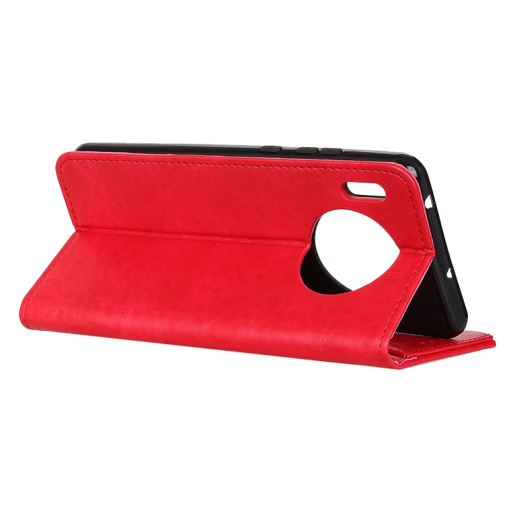 Magnetic Crazy Horse Texture Horizontal Flip Leather Case with Holder & Card Slots & Wallet For Huawei Y9a