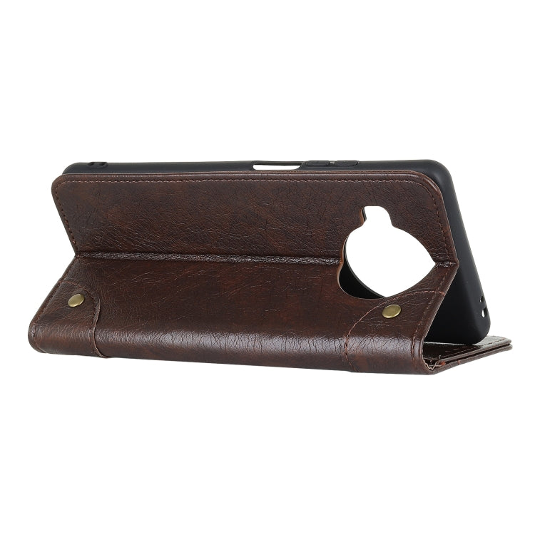 Copper Buckle Nappa Texture Horizontal Flip Leather Case with Holder & Card Slots & Wallet For Xiaomi Mi 10T Lite