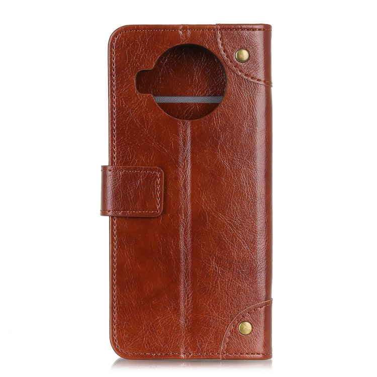 Copper Buckle Nappa Texture Horizontal Flip Leather Case with Holder & Card Slots & Wallet For Xiaomi Mi 10T Lite