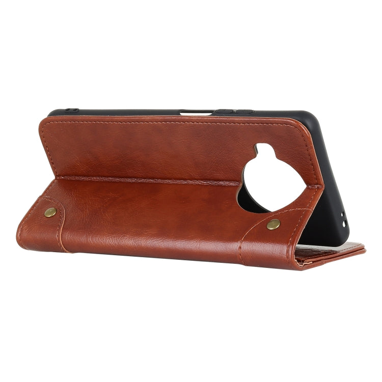 Copper Buckle Nappa Texture Horizontal Flip Leather Case with Holder & Card Slots & Wallet For Xiaomi Mi 10T Lite