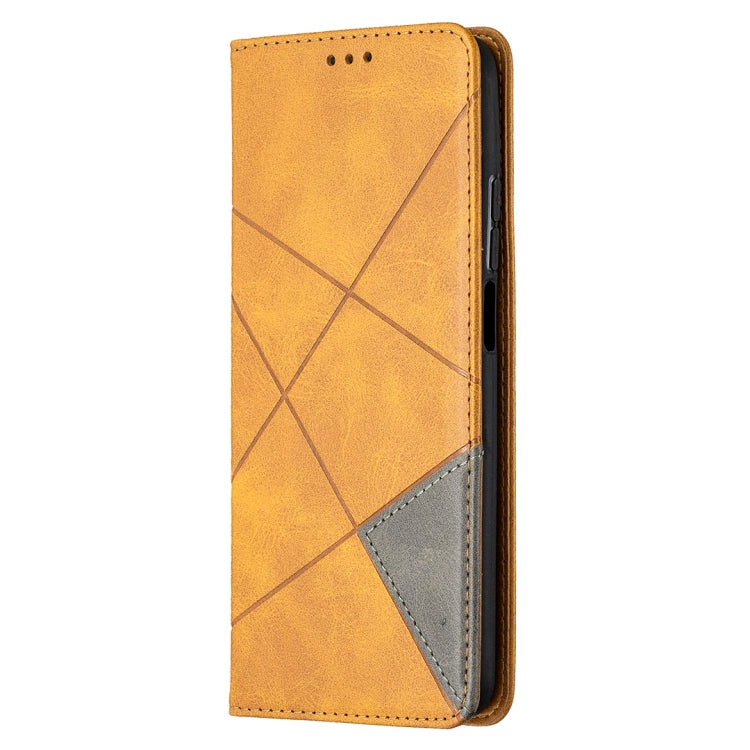 For Xiaomi Mi 10T / 10 Pro 5G Rhombus Texture Horizontal Flip Magnetic Leather Case with Holder & Card Slots