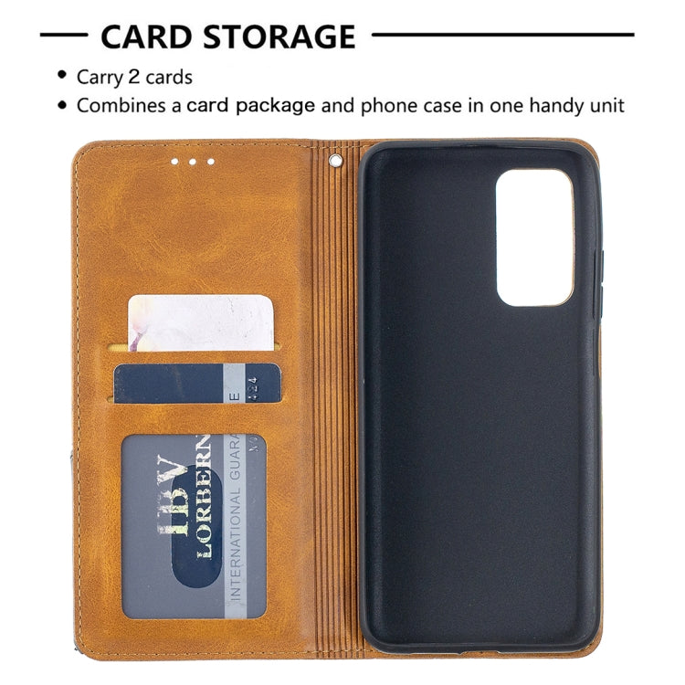 For Xiaomi Mi 10T / 10 Pro 5G Rhombus Texture Horizontal Flip Magnetic Leather Case with Holder & Card Slots