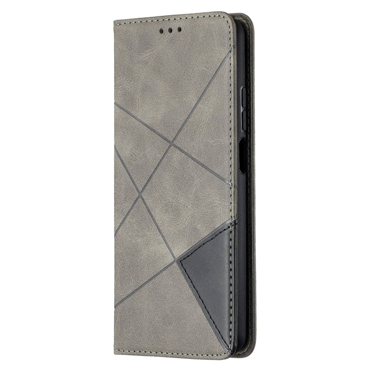 For Xiaomi Mi 10T Lite 5G Rhombus Texture Horizontal Flip Magnetic Leather Case with Holder & Card Slots